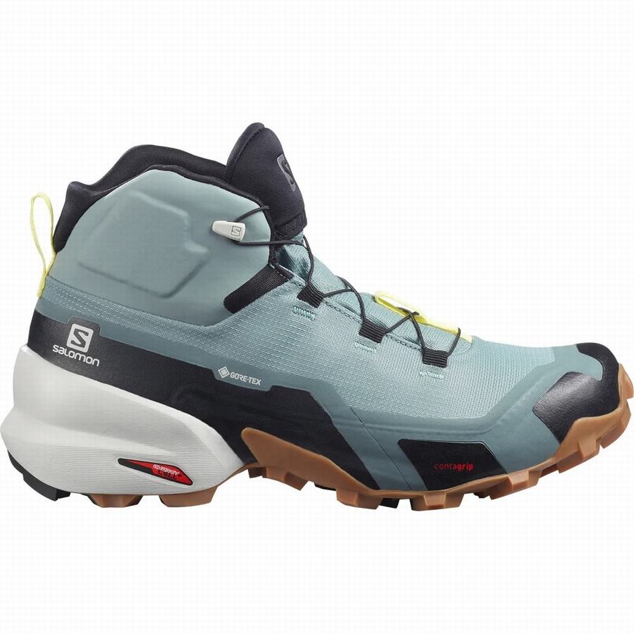 Salomon Cross Hike Mid Gore-tex Fjellsko Dame Mint (GPW5529SF)